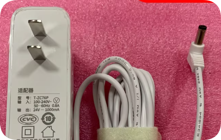 Brand NEW LEXY Electric Fan Original Power Adapter T-ZC76M 24V 1A For F301F F401 F501 50